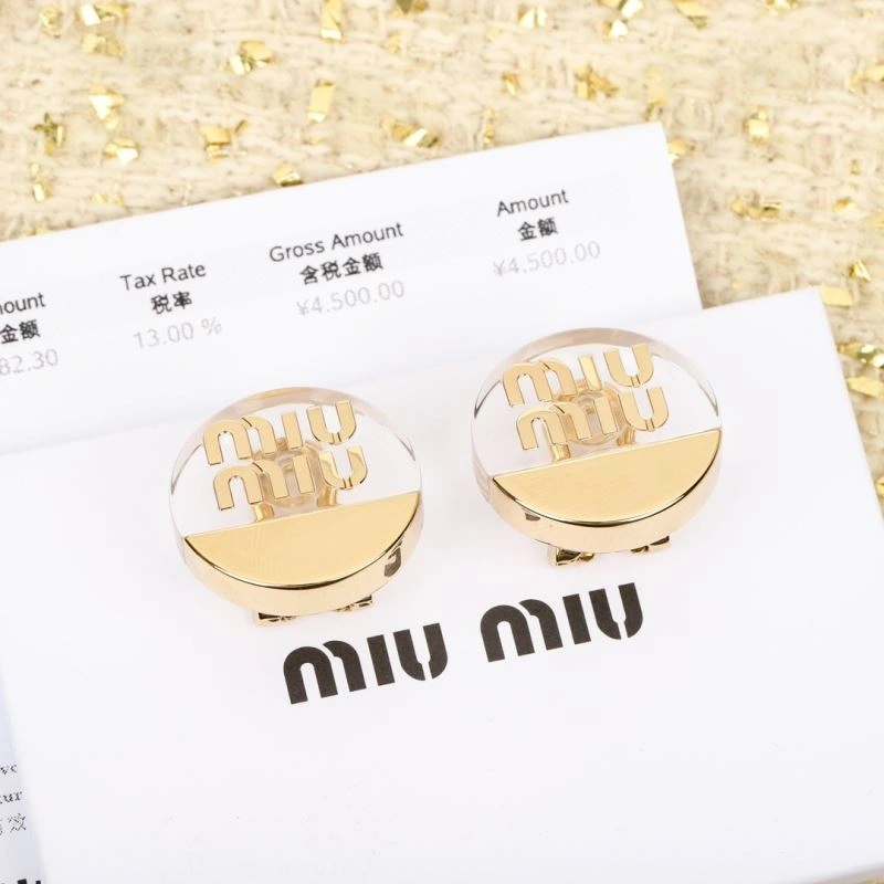 SmoothTexture Miu Miu Earrings 214511