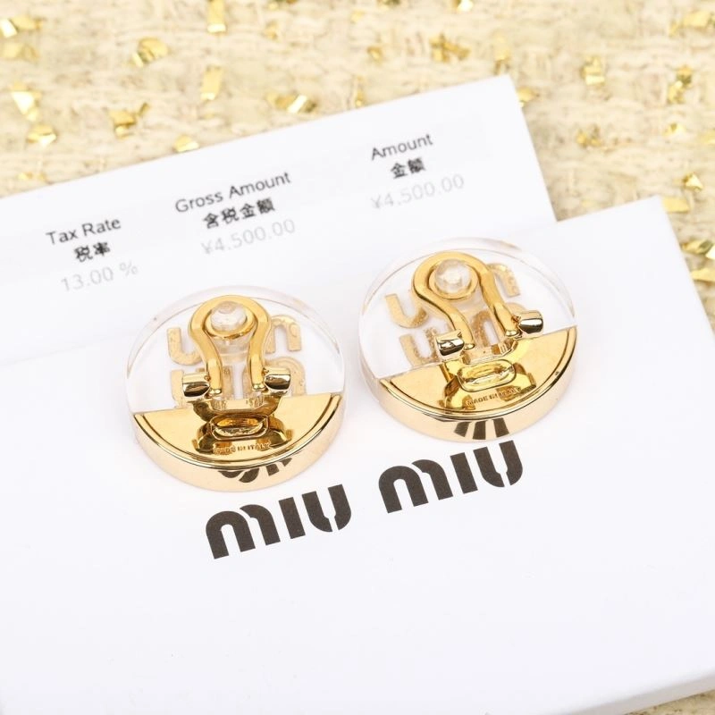 SmoothTexture Miu Miu Earrings 214511