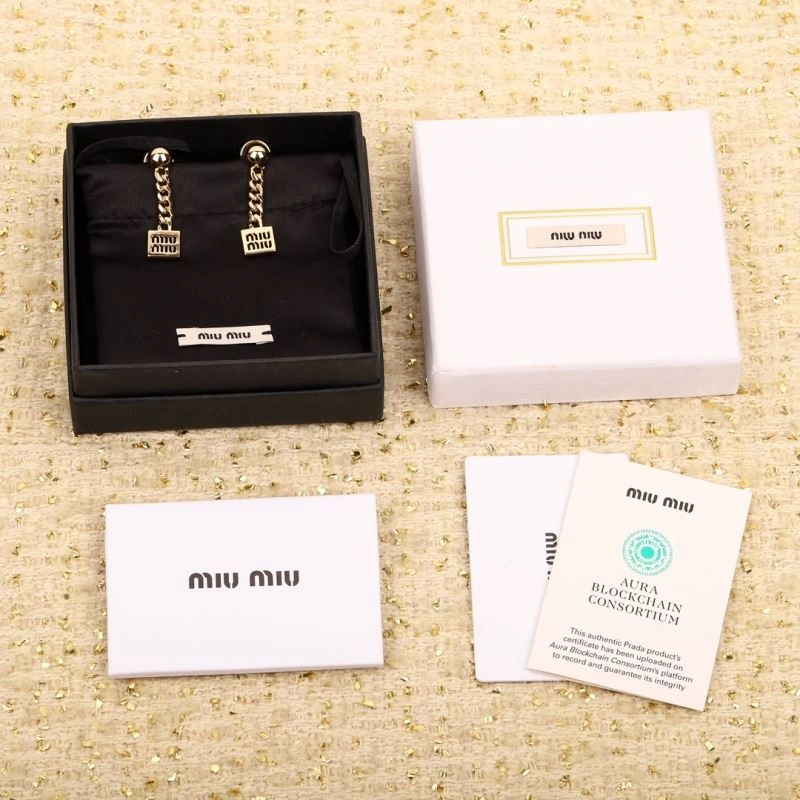 Miu Miu Earrings ZipUp 214523