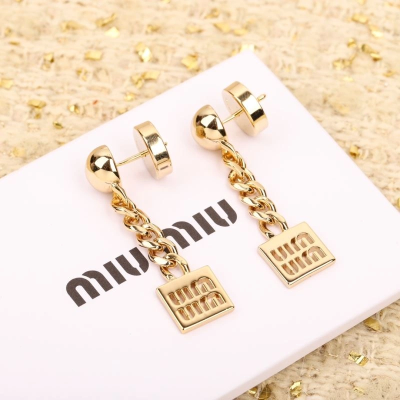 Miu Miu Earrings ZipUp 214523