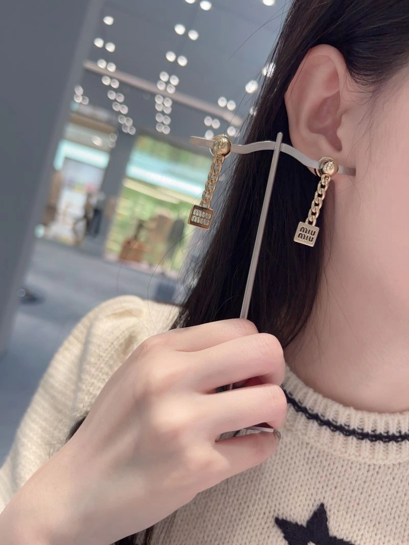 Miu Miu Earrings ZipUp 214523