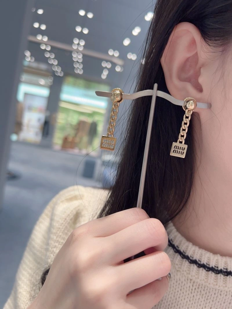 Miu Miu Earrings ZipUp 214523