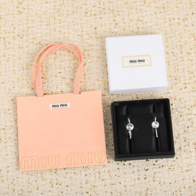 Minimalist Miu Miu Earrings 214546
