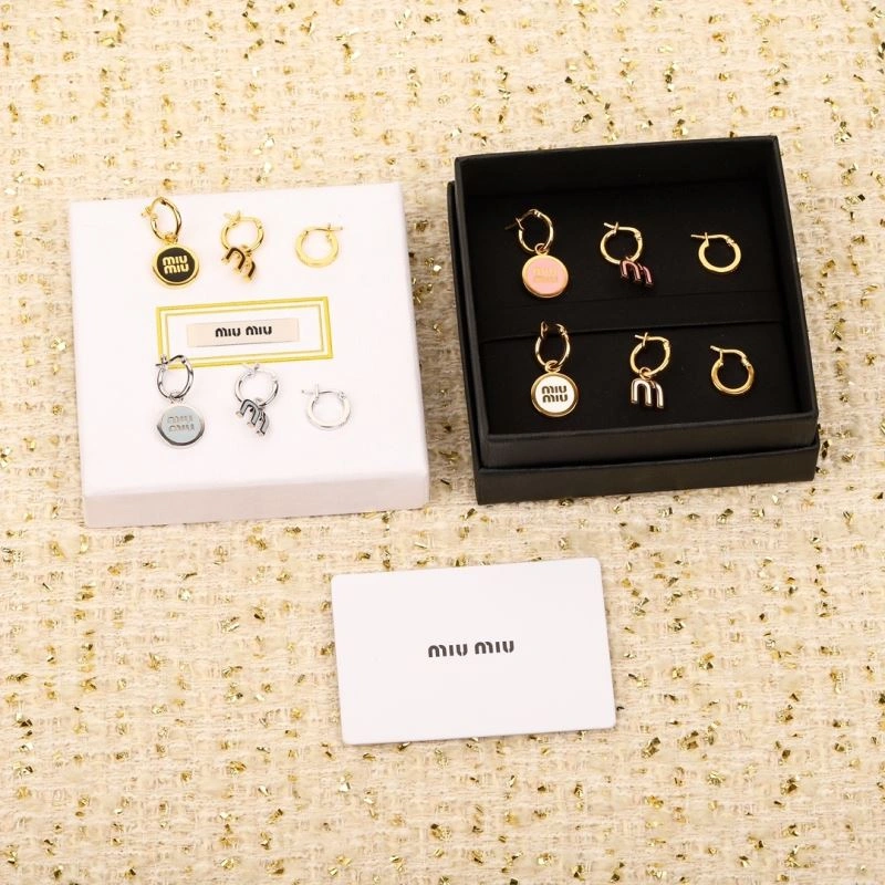 Miu Miu Earrings Unisex 214508