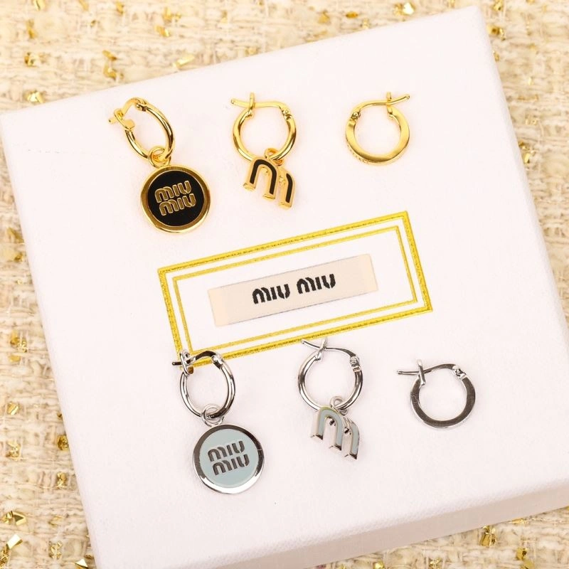 Miu Miu Earrings Unisex 214508