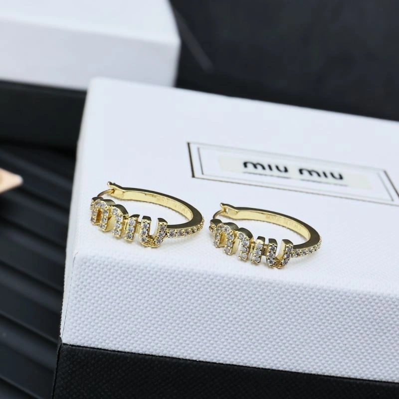 Bright Miu Miu Earrings 212586