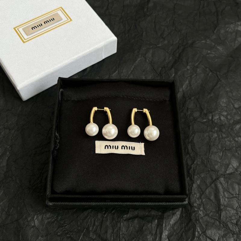 Minimalist Miu Miu Earrings 211138