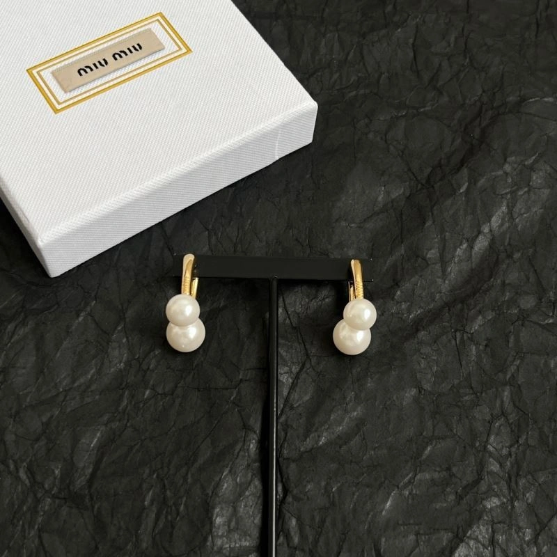 Minimalist Miu Miu Earrings 211138