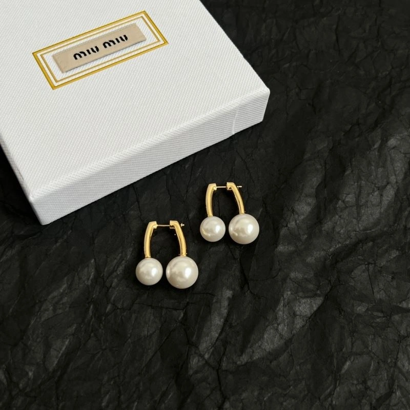 Minimalist Miu Miu Earrings 211138