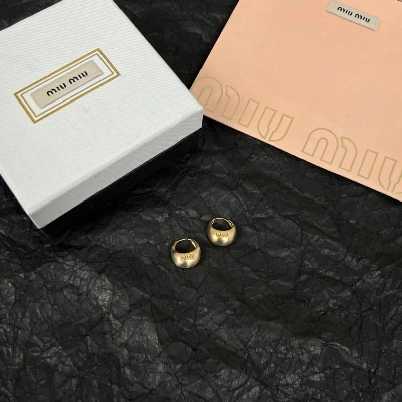 Functional Miu Miu Earrings 208553