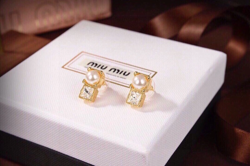 Sleek Miu Miu Earrings 208541