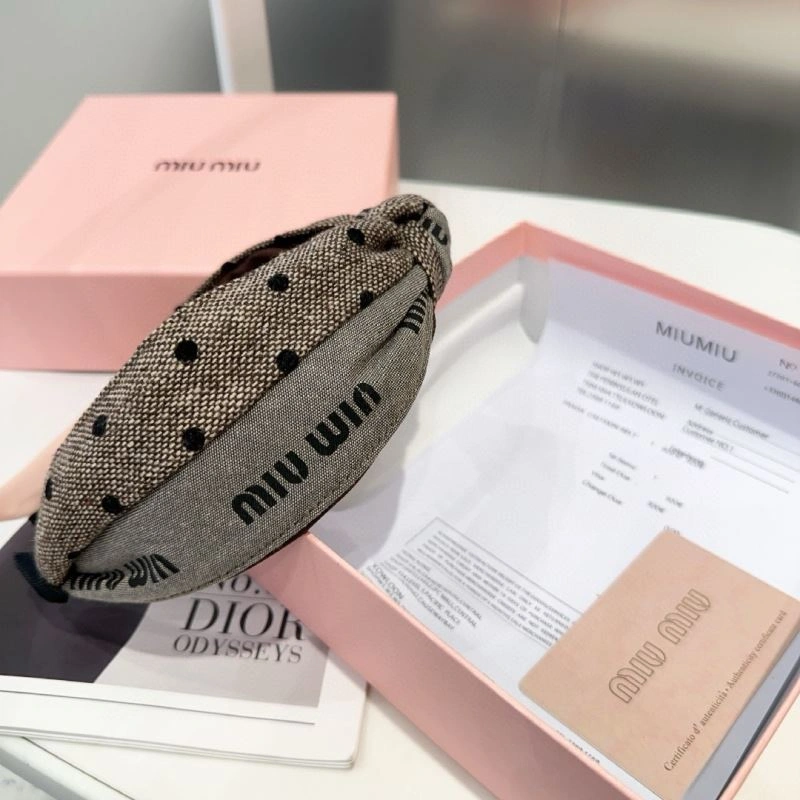 OdorResistant Miu Miu Hair Hoop 264067