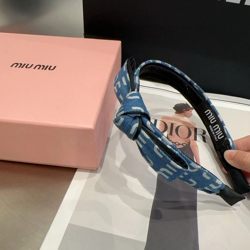 Comfortable Miu Miu Hair Hoop 264068