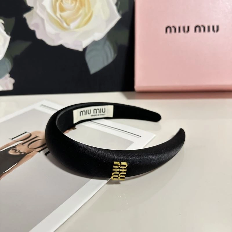 Supportive Miu Miu Hair Hoop 263929