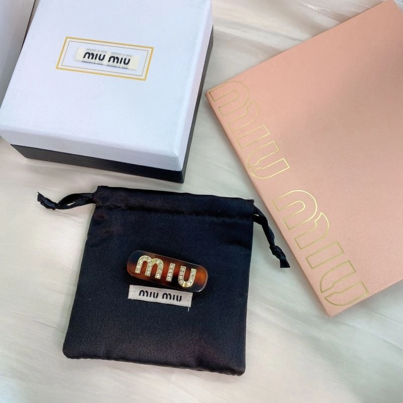 Miu Miu Hairpins Comfortable 213415