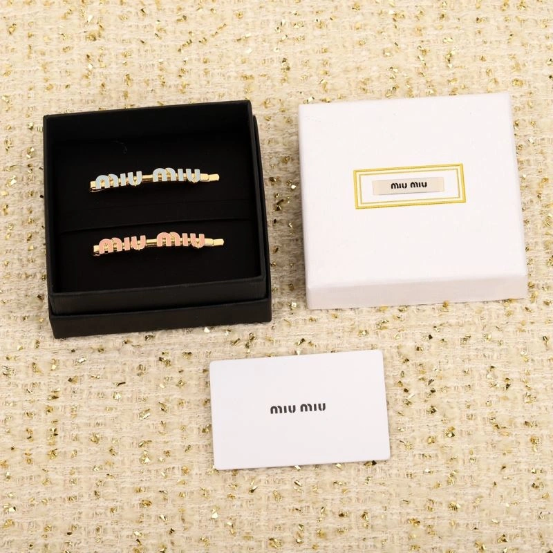 Resilient Miu Miu Hairpins 214153