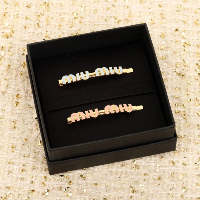 Resilient Miu Miu Hairpins 214153