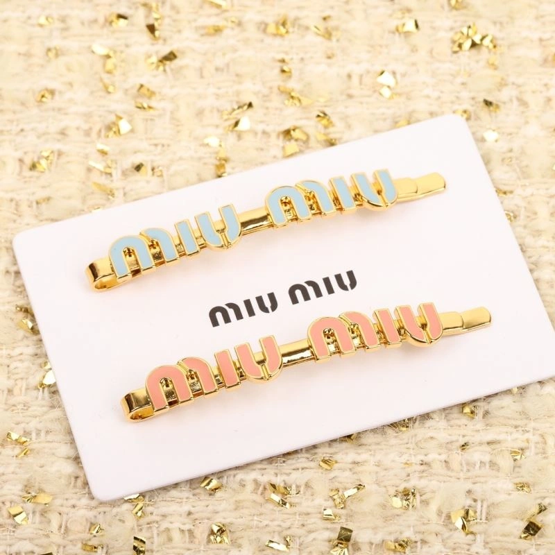 Resilient Miu Miu Hairpins 214153