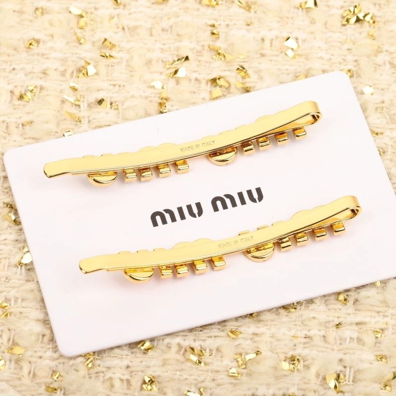 Resilient Miu Miu Hairpins 214153