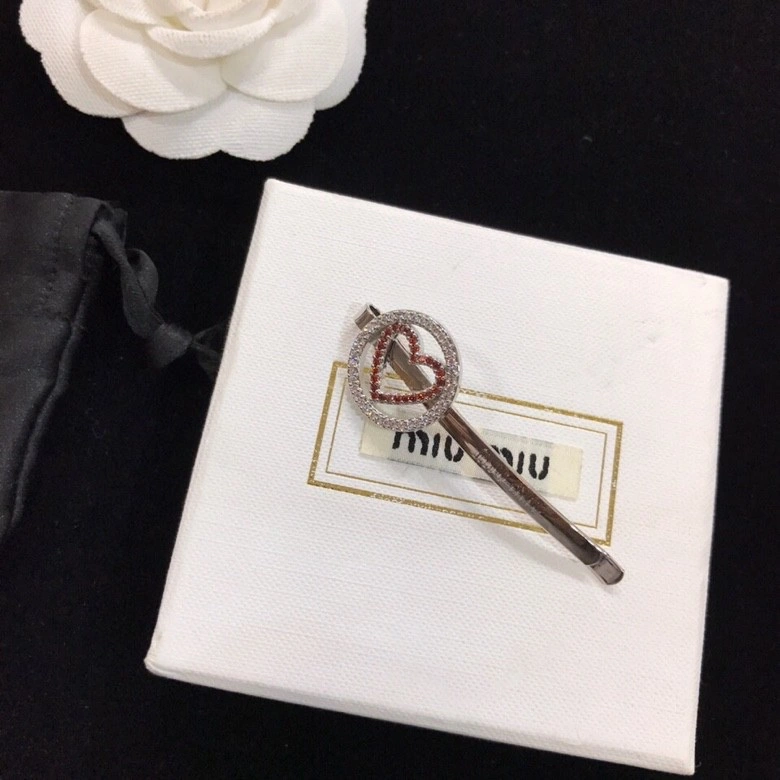 RelaxedFit Miu Miu Hairpins 212868