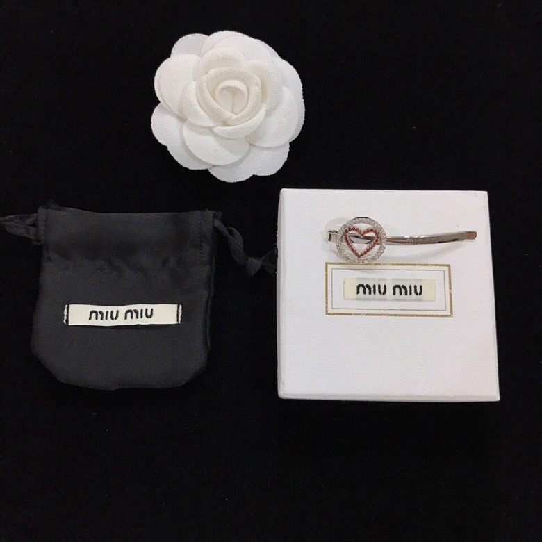 RelaxedFit Miu Miu Hairpins 212868