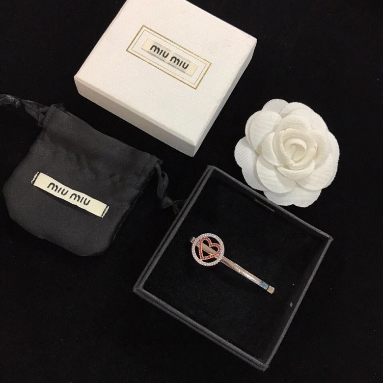 RelaxedFit Miu Miu Hairpins 212868