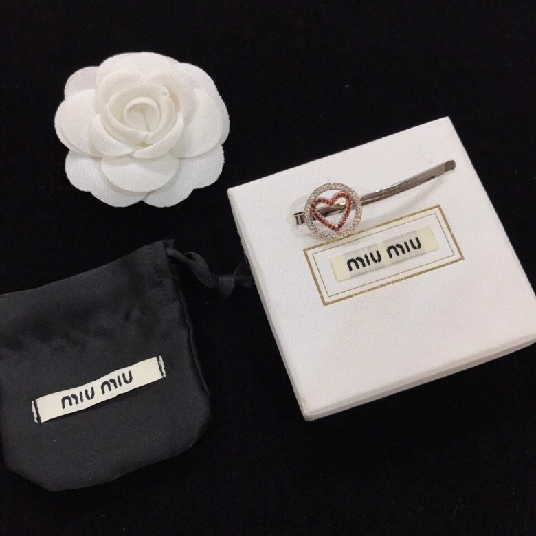 RelaxedFit Miu Miu Hairpins 212868
