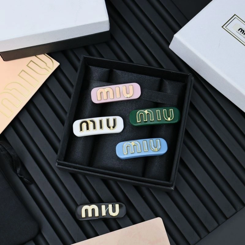 Thermal Miu Miu Hairpins 212865