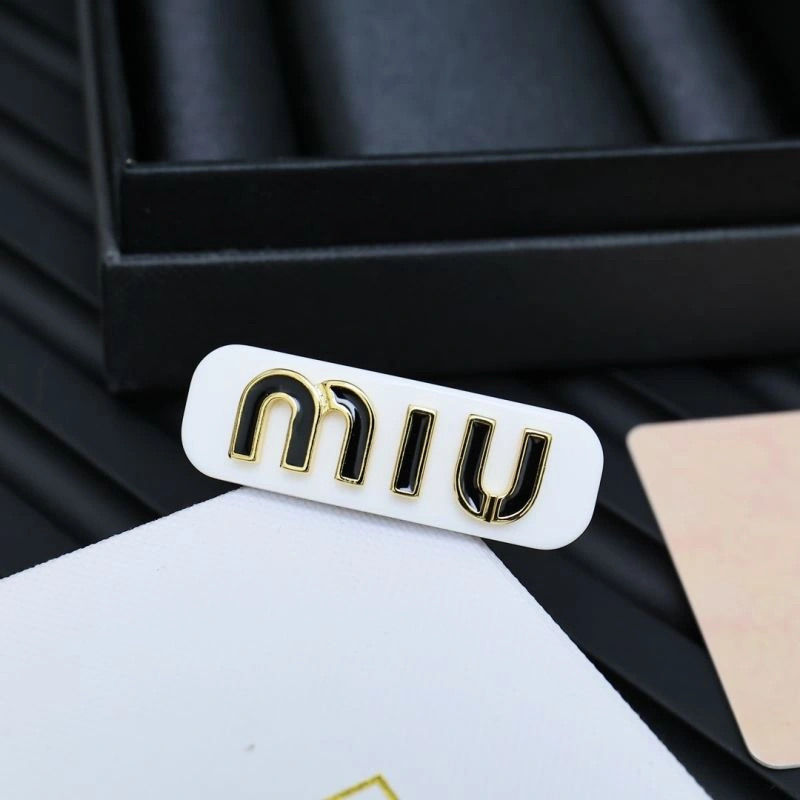 Thermal Miu Miu Hairpins 212865