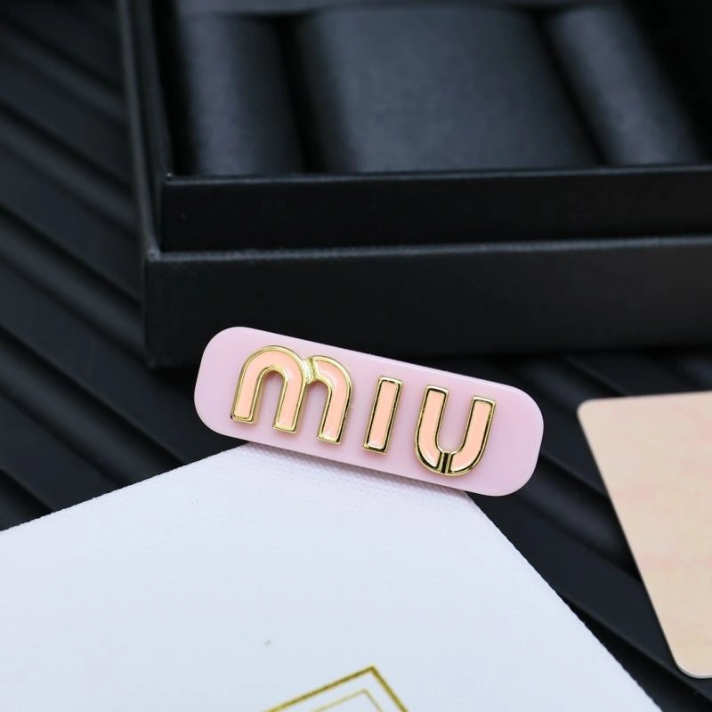 Thermal Miu Miu Hairpins 212865