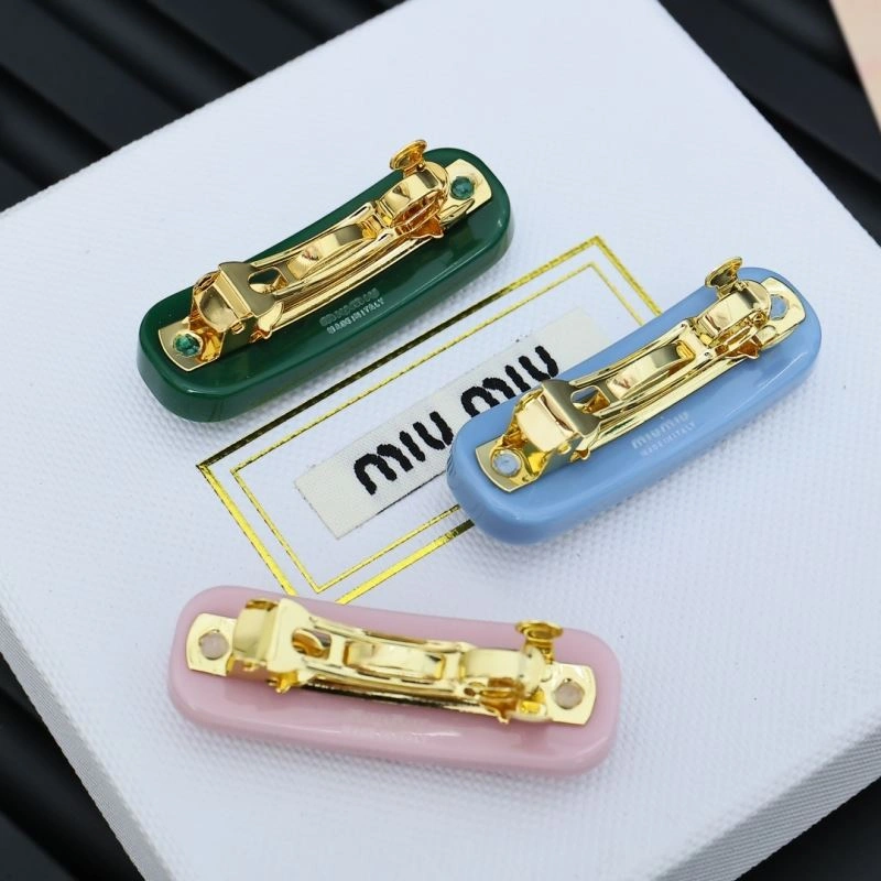 Thermal Miu Miu Hairpins 212865