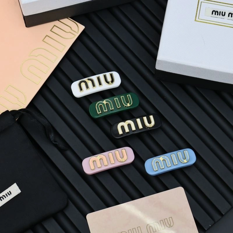 Thermal Miu Miu Hairpins 212865