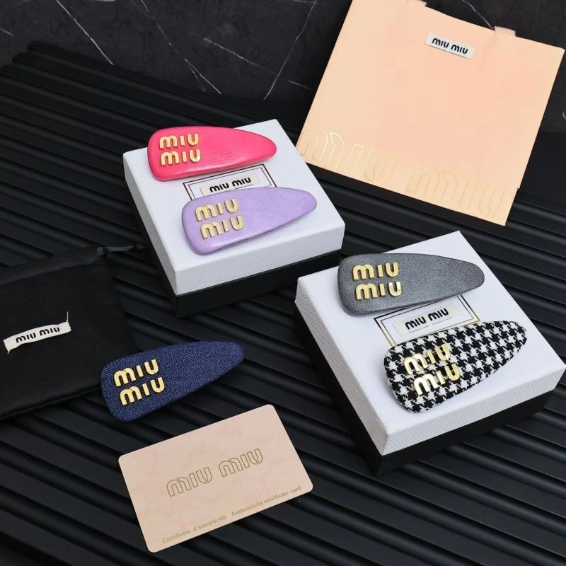 RelaxedFit Miu Miu Hairpins 211812