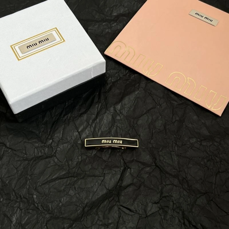 Supportive Miu Miu Hairpins 211791