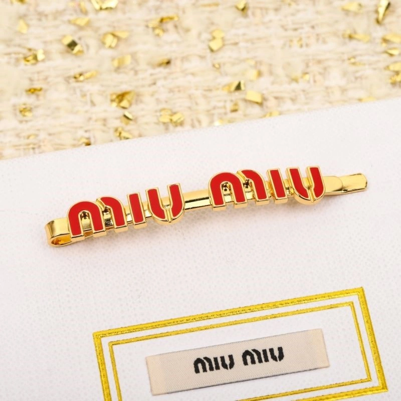Bold Miu Miu Hairpins 209705