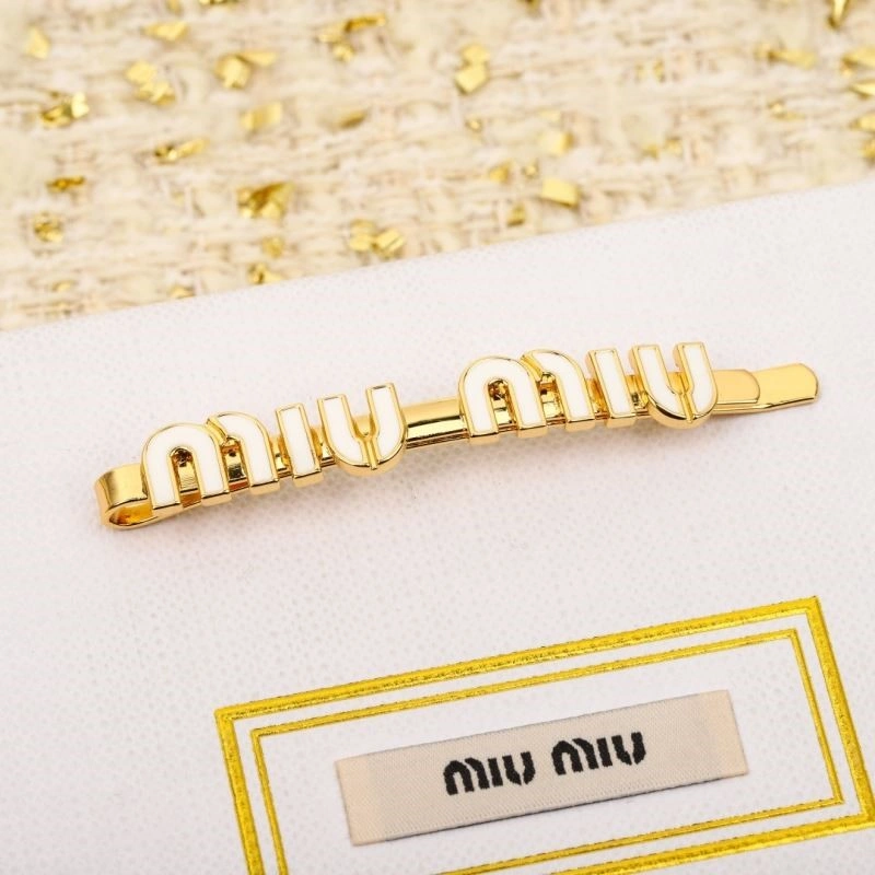 Bold Miu Miu Hairpins 209705