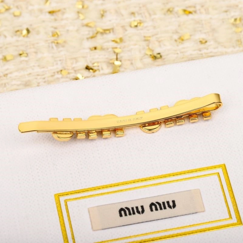 Bold Miu Miu Hairpins 209705
