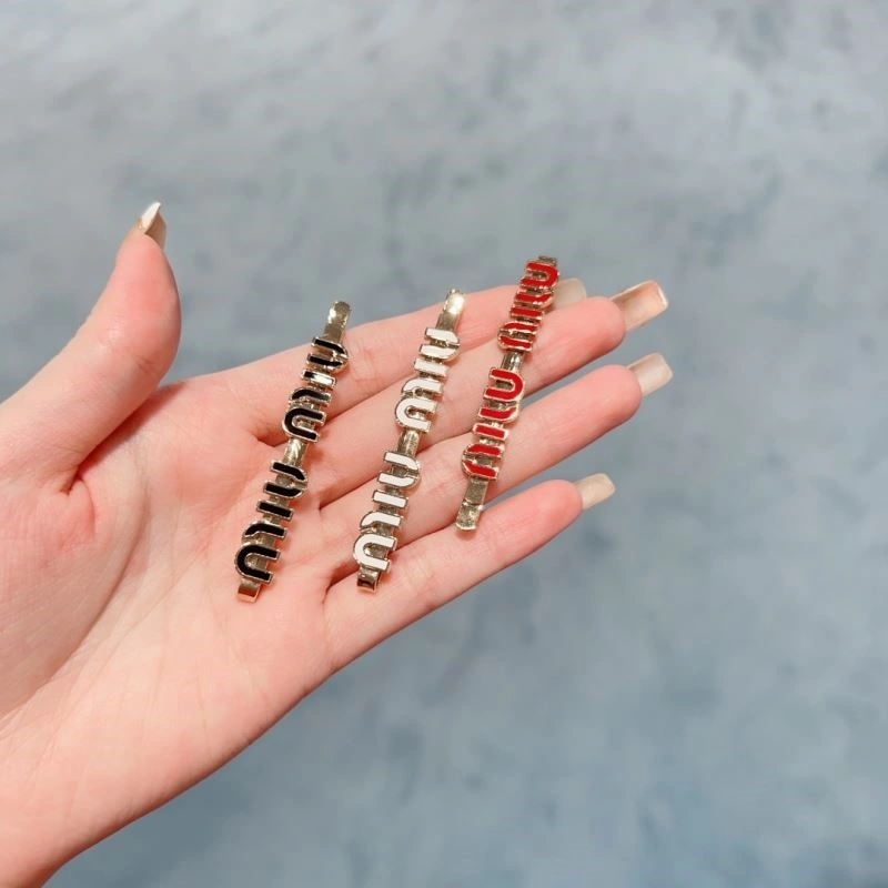 Bold Miu Miu Hairpins 209705