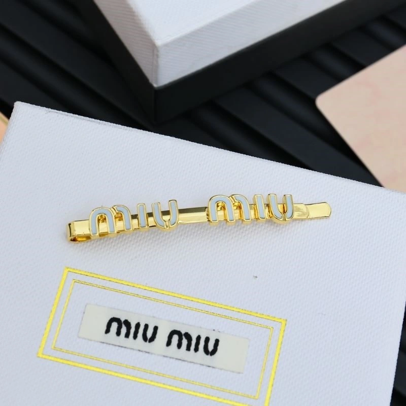 Modern Miu Miu Hairpins 209701