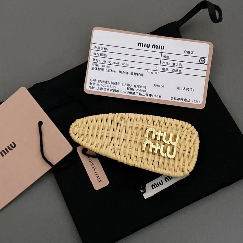 Miu Miu Hairpins Packable 209149