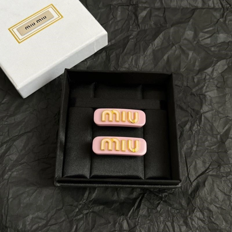 Supportive Miu Miu Hairpins 208543