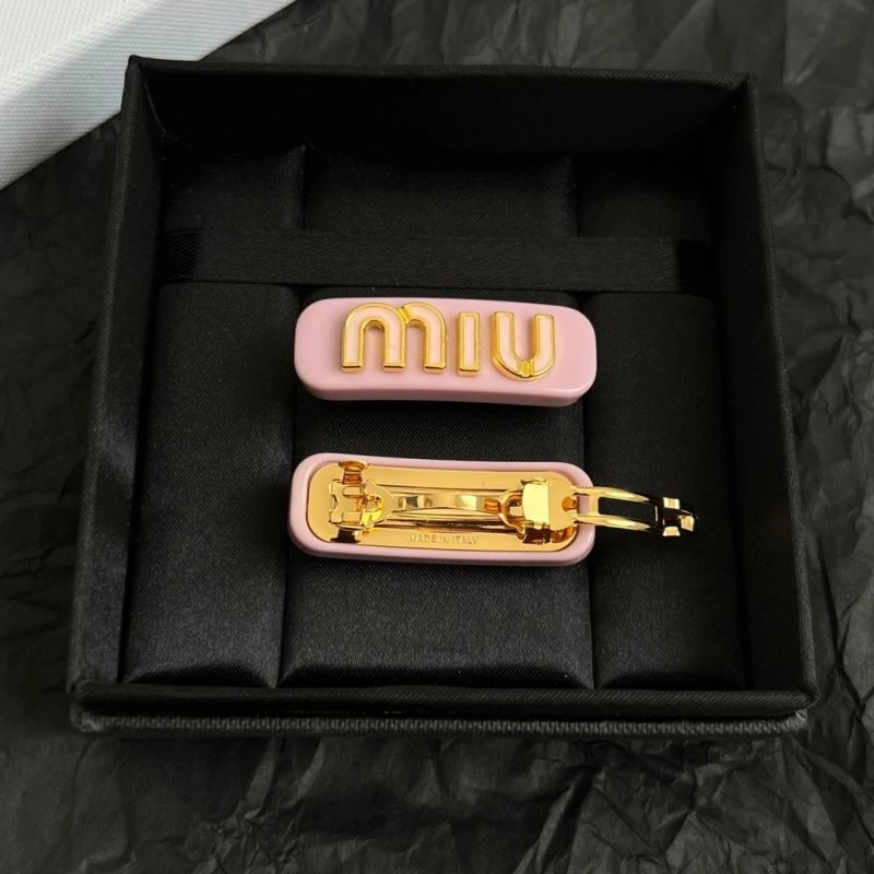 Supportive Miu Miu Hairpins 208543