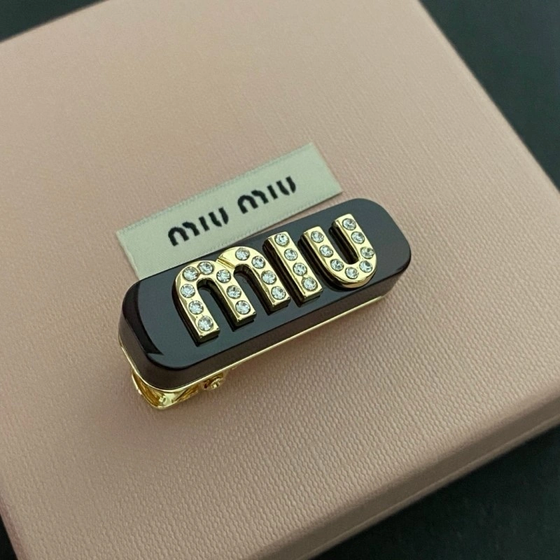 Minimalist Miu Miu Hairpins 207814