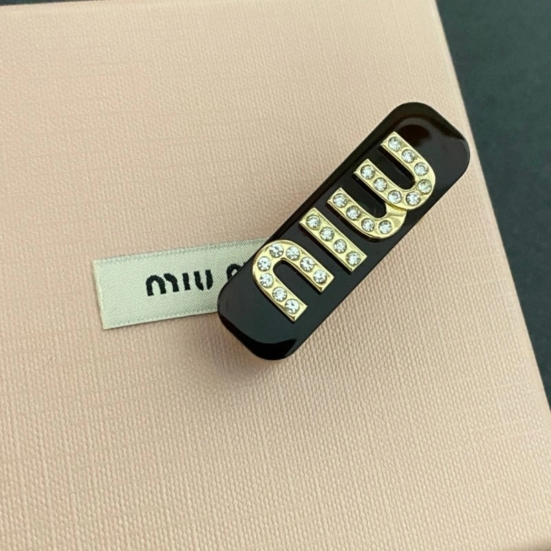 Minimalist Miu Miu Hairpins 207814