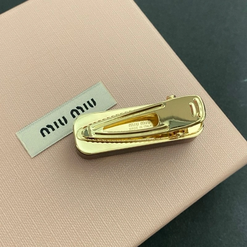 Minimalist Miu Miu Hairpins 207814