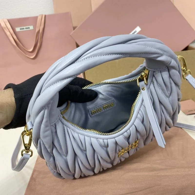 ZipUp Miu Miu Hobo Bags 43561