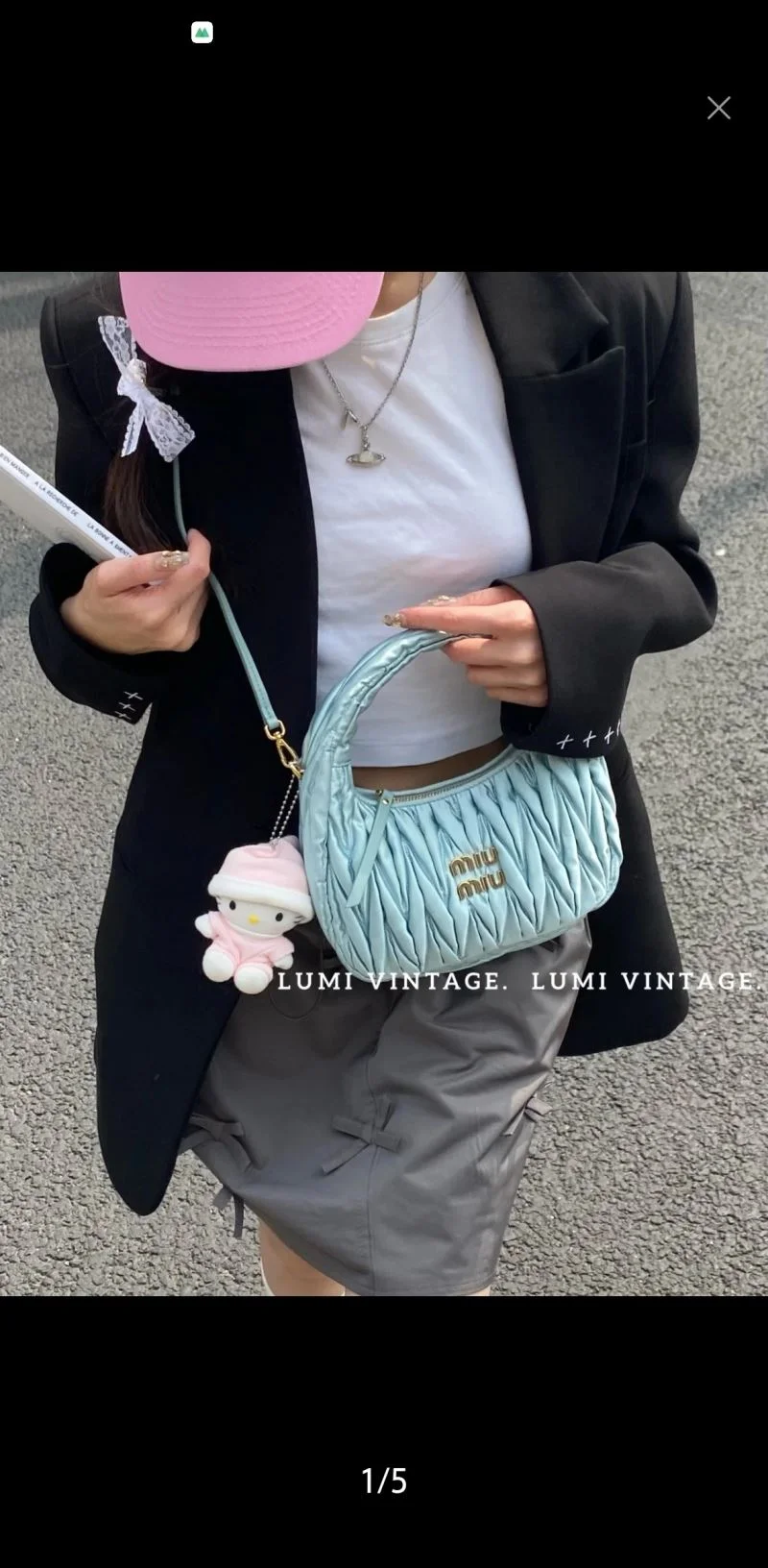 ZipUp Miu Miu Hobo Bags 43561