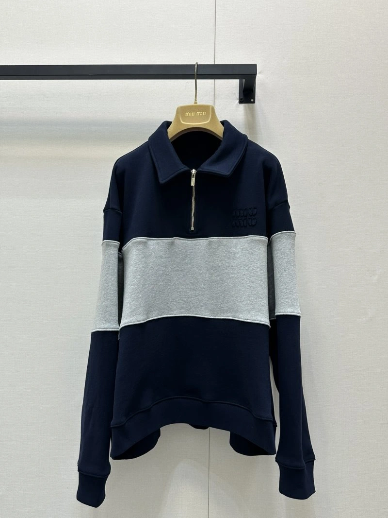 Miu Miu Hoodies Breathable 148911