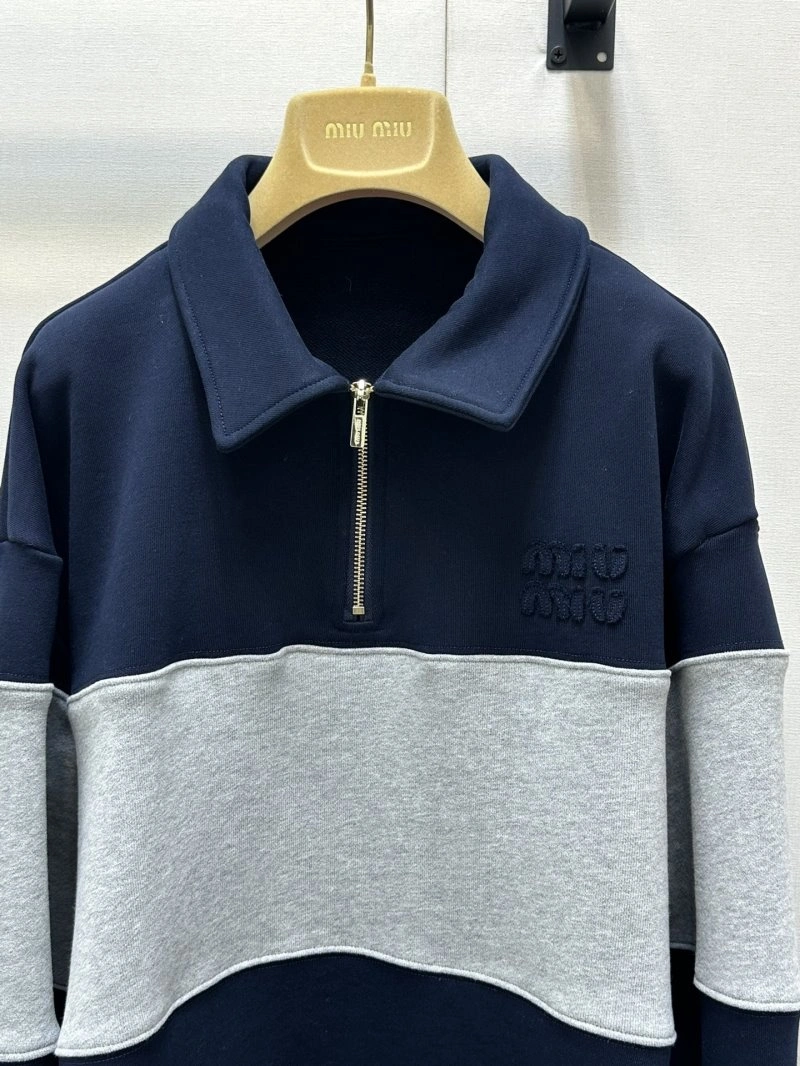 Miu Miu Hoodies Breathable 148911