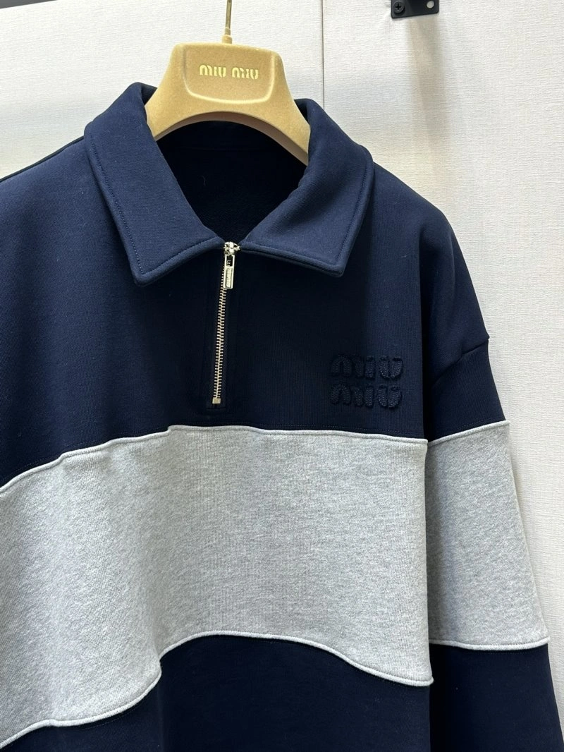 Miu Miu Hoodies Breathable 148911